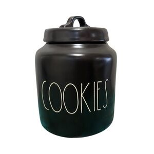Rae Dunn Black Cookies Canister